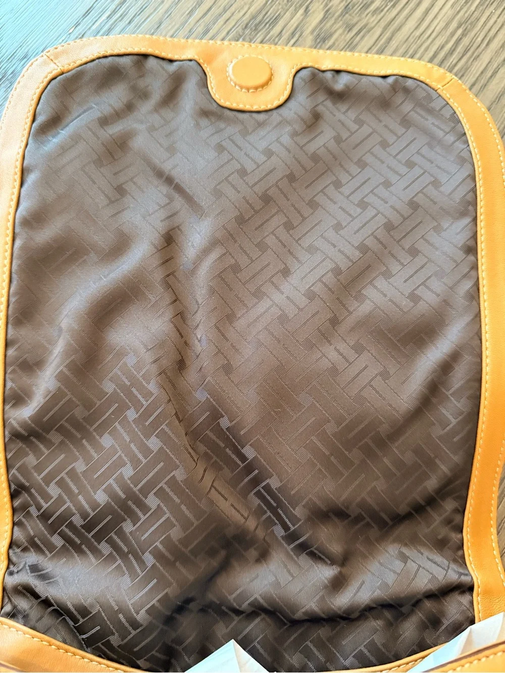 Cole Hahn Tan Leather Shoulder Bag
